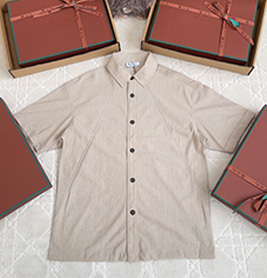 loro piana lightweight stretch short sleeve shirt